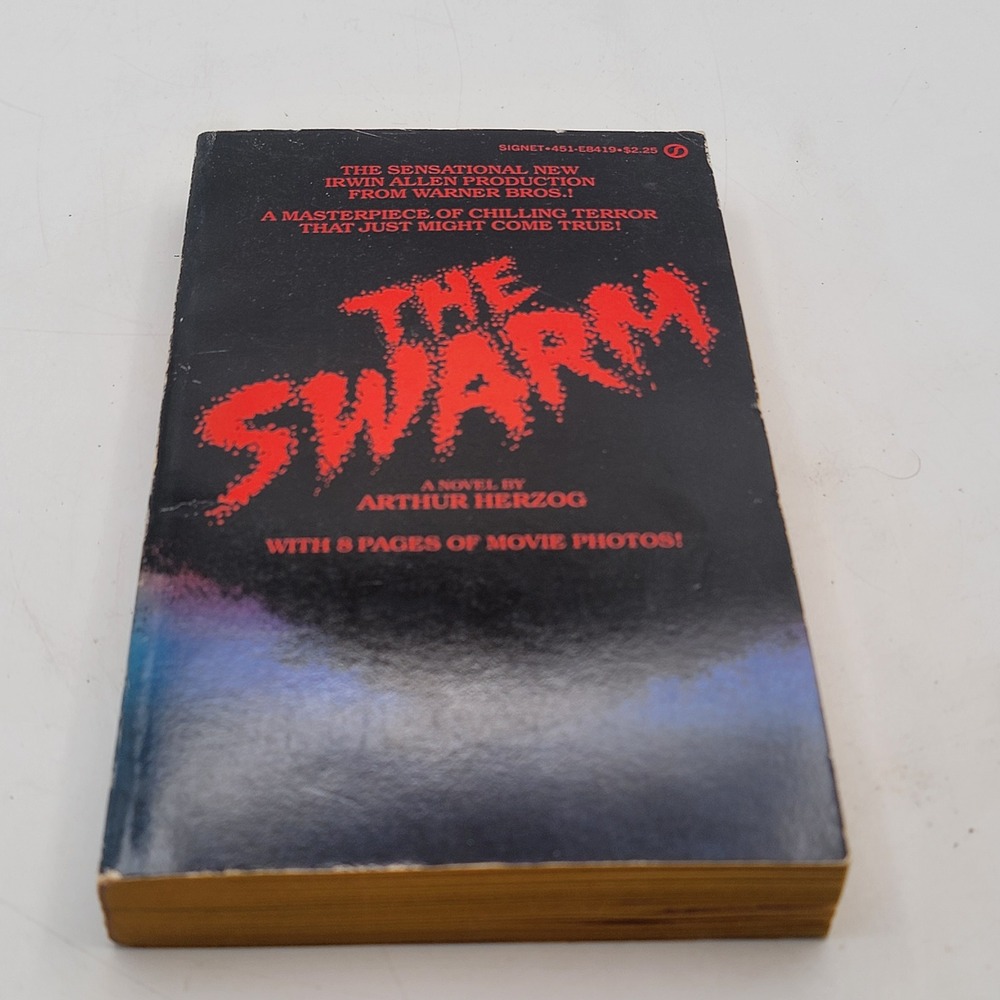 Arthur Herzog The Swarm Paperback 13th Printing 1975 Movie Tie-In Good